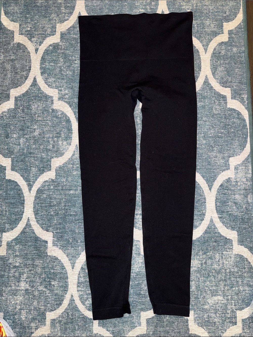 Black SPANX High-Waist Leggings Size Large